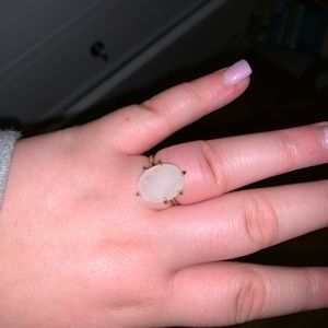 Francesca’s Rose Quartz Power Stone Ring